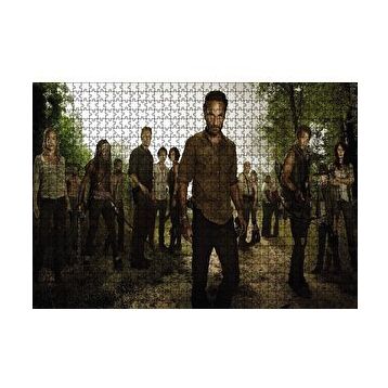 Cakapuzzle The Walking Dead Karakterler 120 Parça Ahşap Puzzle
