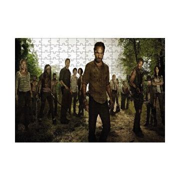 Cakapuzzle The Walking Dead Karakterler 120 Parça Ahşap Puzzle