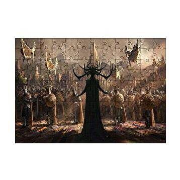 Cakapuzzle Thor Ragnarok Kompozisyon 120 Parça Ahşap Puzzle