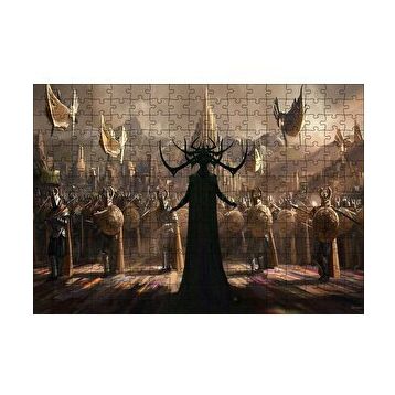 Cakapuzzle Thor Ragnarok Kompozisyon 120 Parça Ahşap Puzzle