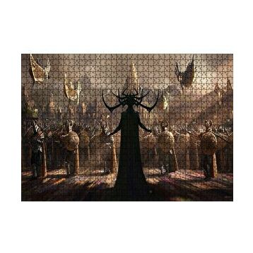Cakapuzzle Thor Ragnarok Kompozisyon 120 Parça Ahşap Puzzle