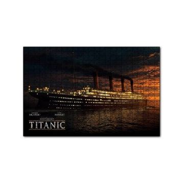 Cakapuzzle Titanic Film Afişi 120 Parça Ahşap Puzzle