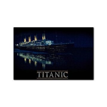 Cakapuzzle Titanic Gece ve Işıklar Yapboz MDF Puzzle