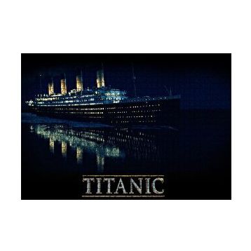 Cakapuzzle Titanic Gece ve Işıklar Yapboz MDF Puzzle