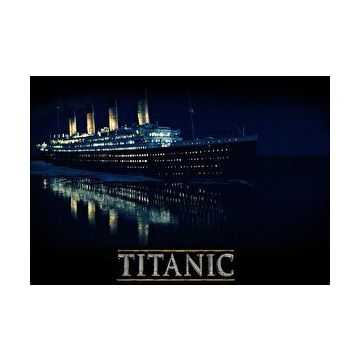 Cakapuzzle Titanic Gece ve Işıklar Yapboz MDF Puzzle