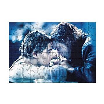 Cakapuzzle Titanic Jack ve Rose Veda 120 Parça Ahşap Puzzle