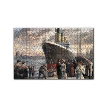 Cakapuzzle Titanik İlk ve Son Yolcuları 120 Parça Ahşap Puzzle