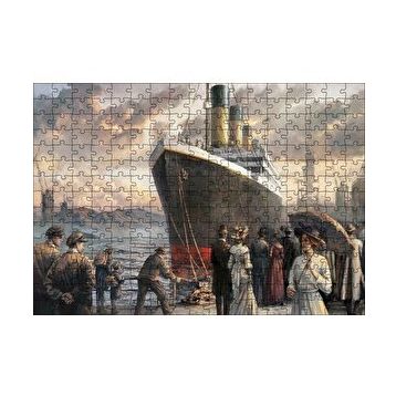 Cakapuzzle Titanik İlk ve Son Yolcuları 120 Parça Ahşap Puzzle