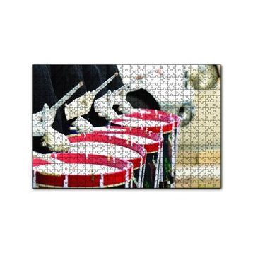 Cakapuzzle Trampetler Kırmızı 120 Parça Ahşap Puzzle