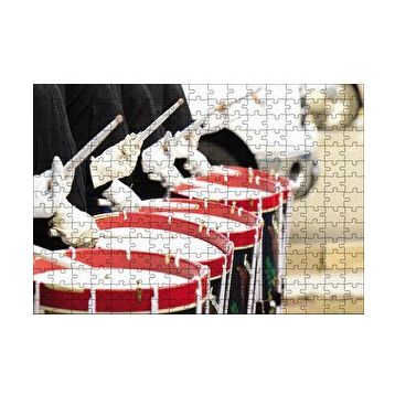 Cakapuzzle Trampetler Kırmızı 120 Parça Ahşap Puzzle