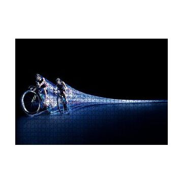 Cakapuzzle Triatlon Pedal İllüstrasyon 120 Parça Ahşap Puzzle