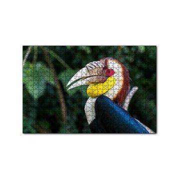 Cakapuzzle Tropikal Boynuzgagalı 120 Parça Ahşap Puzzle