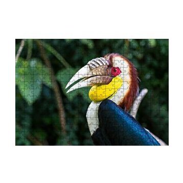 Cakapuzzle Tropikal Boynuzgagalı 120 Parça Ahşap Puzzle