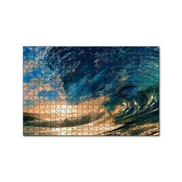 Cakapuzzle Tropikal Cennet Okyanus Sörf Dalga Güneş Işığı 255 Parça Puzzle