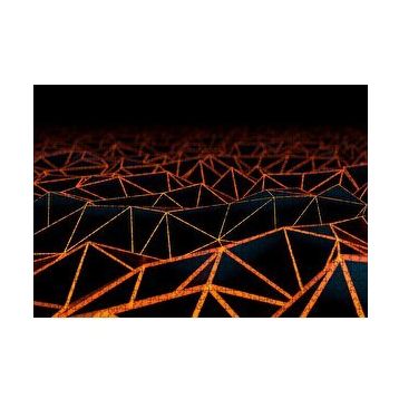 Cakapuzzle Turuncu Üçgenlerden Oluşan 3D Yüzey 120 Parça Ahşap Puzzle