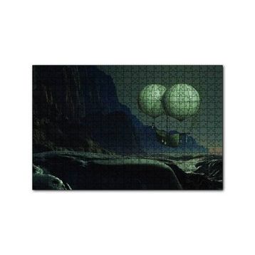 Cakapuzzle Uçan Gemi Fantastik 120 Parça Ahşap Puzzle