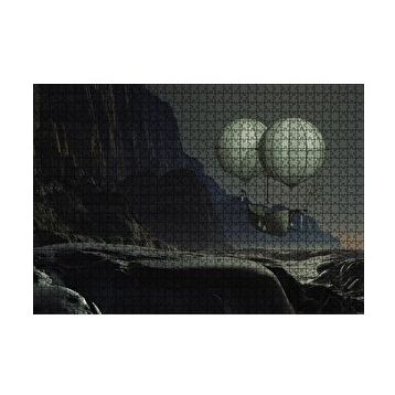 Cakapuzzle Uçan Gemi Fantastik 120 Parça Ahşap Puzzle