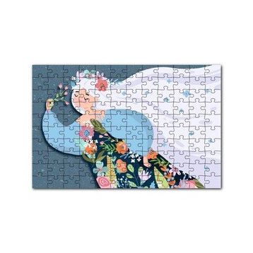 Cakapuzzle Uluslararası Kadınlar Günü Görseli Çizim 120 Parça Ahşap Puzzle
