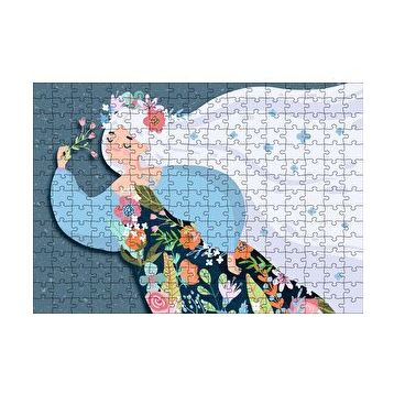 Cakapuzzle Uluslararası Kadınlar Günü Görseli Çizim 120 Parça Ahşap Puzzle