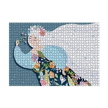 Cakapuzzle Uluslararası Kadınlar Günü Görseli Çizim 120 Parça Ahşap Puzzle