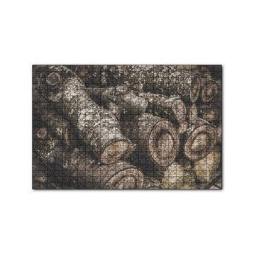 Cakapuzzle Üstüste Kütükler 120 Parça Ahşap Puzzle