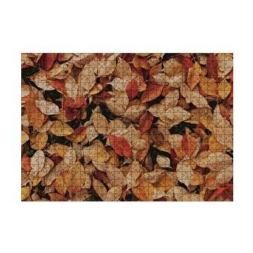 Cakapuzzle Üstüste Sonbahar Yaprakları 120 Parça Ahşap Puzzle