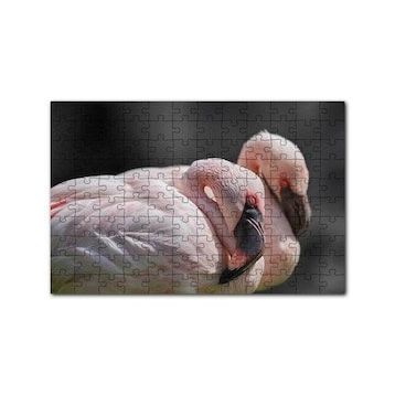 Cakapuzzle Uyuklayan Bir Çift Flamingo 120 Parça Ahşap Puzzle