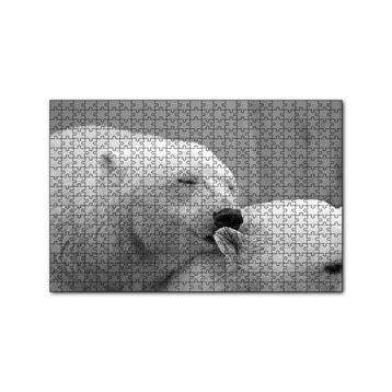 Cakapuzzle Uyuklayan Kutup Ayısı 120 Parça Ahşap Puzzle