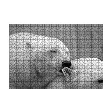 Cakapuzzle Uyuklayan Kutup Ayısı 120 Parça Ahşap Puzzle