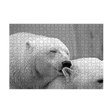 Cakapuzzle Uyuklayan Kutup Ayısı 120 Parça Ahşap Puzzle