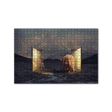 Cakapuzzle Uyurgezer Kız ve Narnia Aslanı 120 Parça Ahşap Puzzle