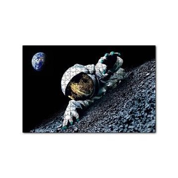 Cakapuzzle Uzay Astronot Gezegen Görseli 120 Parça Ahşap Puzzle