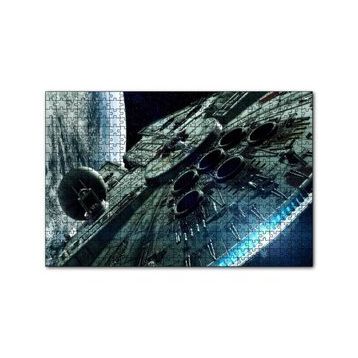 Cakapuzzle Uzay Gemisi Detay ve Dünya 120 Parça Ahşap Puzzle