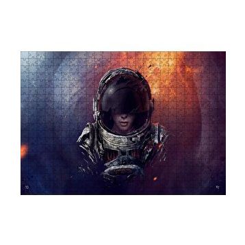 Cakapuzzle Uzay Güneş Işığı Astronot Görseli 120 Parça Puzzle
