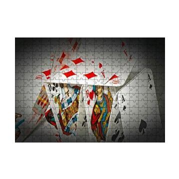 Cakapuzzle Uzun Yeleli Şahlanan At Görseli 120 Parça Ahşap Puzzle