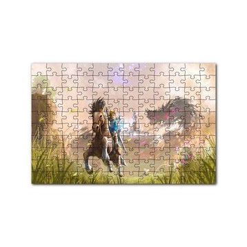 Cakapuzzle Vahşi Zelda Nefesi Efsanesi Görseli 120 Parça Ahşap Puzzle