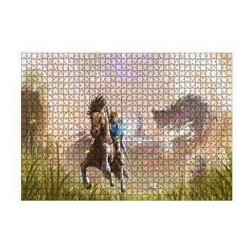Cakapuzzle Vahşi Zelda Nefesi Efsanesi Görseli 120 Parça Ahşap Puzzle