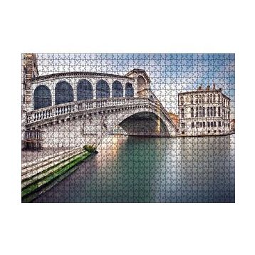 Cakapuzzle Venedik Rialto Köprüsü 120 Parça Ahşap Puzzle