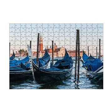Cakapuzzle Venedikte Gondollar 120 Parça Ahşap Puzzle