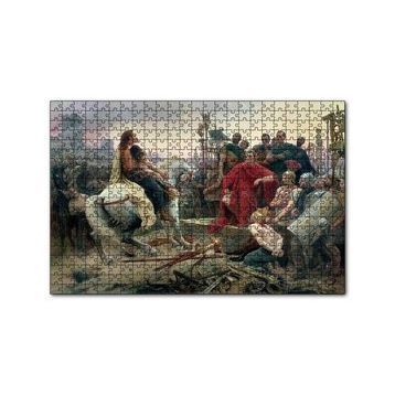 Cakapuzzle Vercingetorix Jül Sezara Meydan Okuyor 120 Parça Ahşap Puzzle