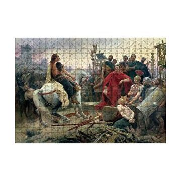 Cakapuzzle Vercingetorix Jül Sezara Meydan Okuyor 120 Parça Ahşap Puzzle
