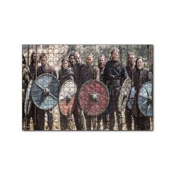 Cakapuzzle Viking Oyuncular Görseli 120 Parça Ahşap Puzzle
