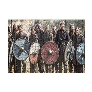 Cakapuzzle Viking Oyuncular Görseli 120 Parça Ahşap Puzzle
