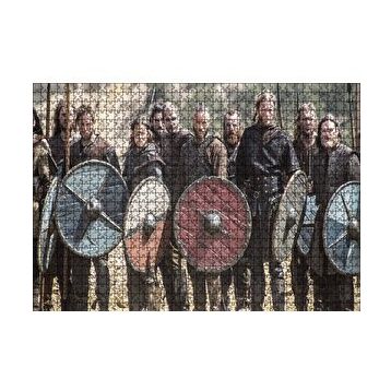 Cakapuzzle Viking Oyuncular Görseli 120 Parça Ahşap Puzzle