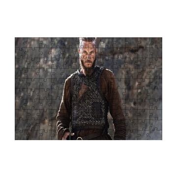 Cakapuzzle Viking Ragnar Lothbrok 120 Parça Ahşap Puzzle
