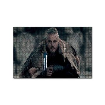 Cakapuzzle Viking Travis Fimmel 120 Parça Ahşap Puzzle