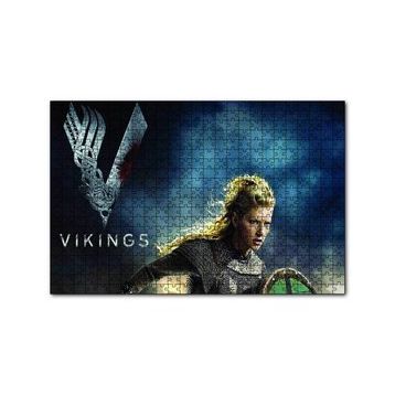 Cakapuzzle Vikingler Katheryn Winnick 120 Parça Ahşap Puzzle