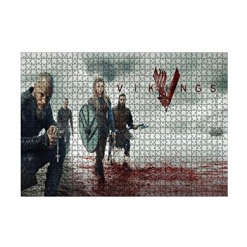 Cakapuzzle Vikingler Savaş Sonu 120 Parça Ahşap Puzzle