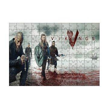 Cakapuzzle Vikingler Savaş Sonu 120 Parça Ahşap Puzzle