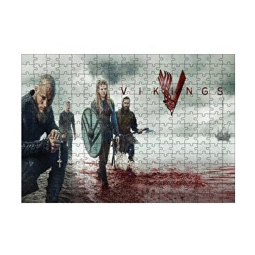 Cakapuzzle Vikingler Savaş Sonu 120 Parça Ahşap Puzzle